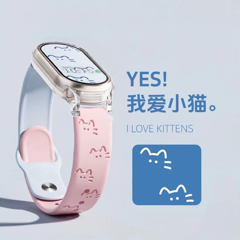 智能手表女款初高中学生可爱小众高颜值ins风儿童电子运动手环女