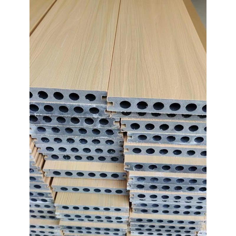 户外庭院露台二代共挤木纹3D压花木塑防腐木公园栈道阳台塑木地板