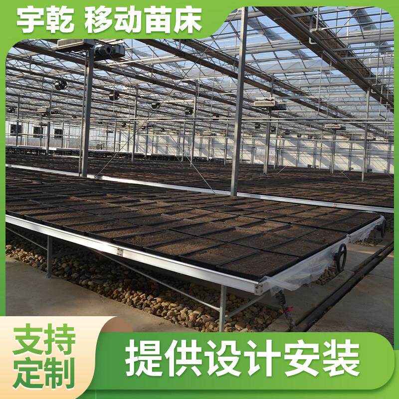 温室大棚移动育苗床热镀锌铁丝网片室内多肉花卉蔬菜苗育苗床架