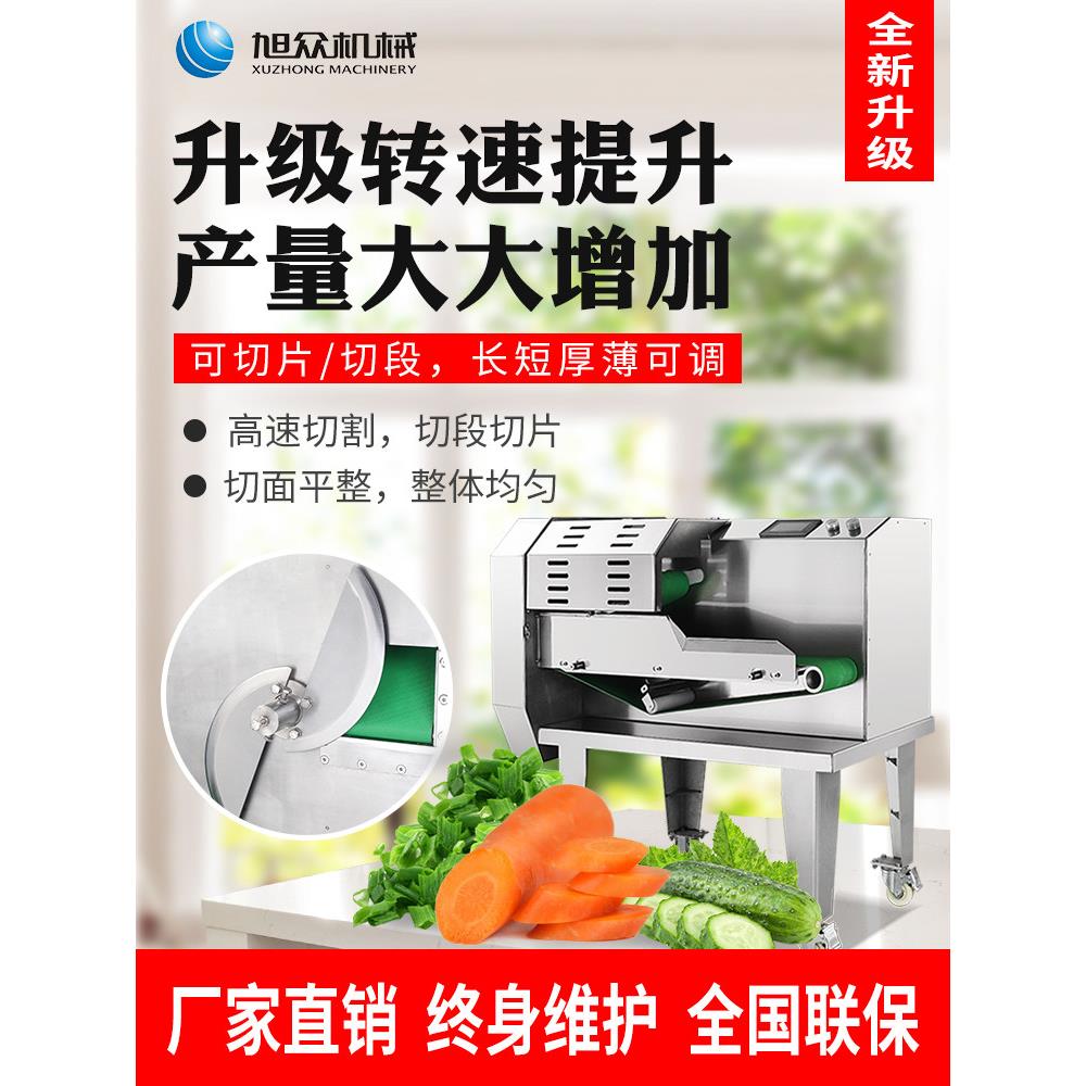 旭中全自动蔬菜切割机商用多功能小型电动食堂蔬菜切片切碎切割机
