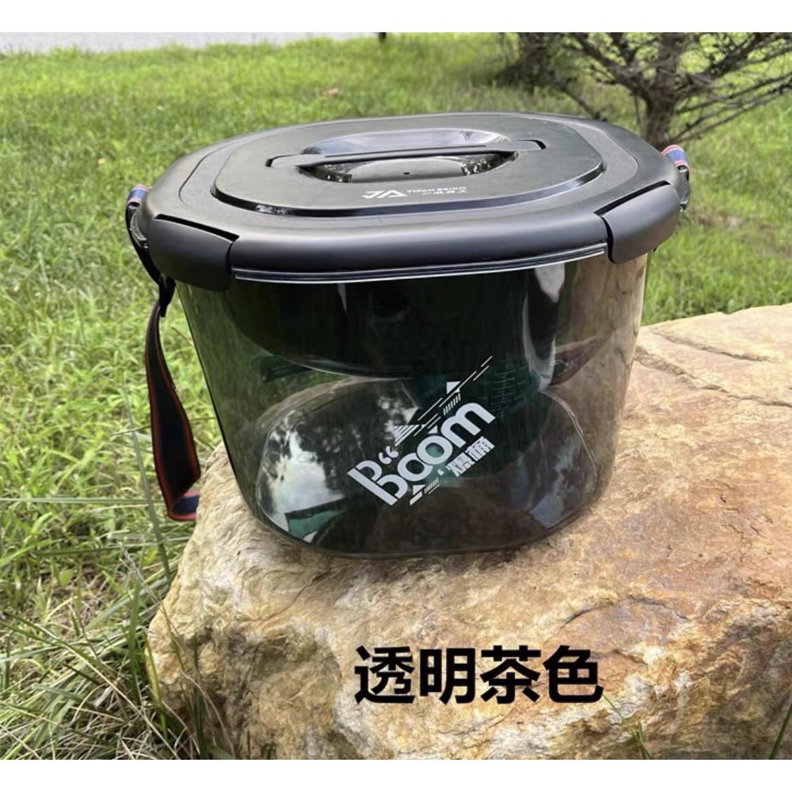 可坐人多功能开饵桶带盖黑坑散炮桶钓鱼饵盆一帆精工开饵桶饵料桶