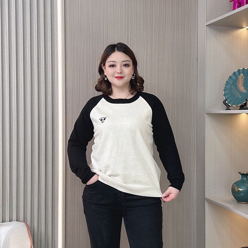 大码女装2024新款胖mm宽松显瘦时尚百搭刺绣圆领套头针织衫女毛衣,女装/女士精品,大码内搭,淘宝优惠券,粉丝福利购,淘宝优惠卷