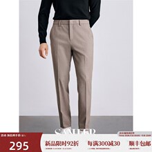 冬季商务通勤 防风保暖磨毛舒适加厚面料 男士修身休闲裤 DBL040