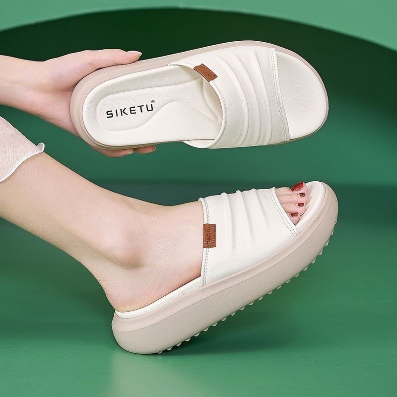 超轻防滑厚底拖鞋女外穿软底妈妈鞋2025新款夏季中跟海边沙滩鞋,女鞋,一字拖,淘宝优惠券,粉丝福利购,淘宝优惠卷