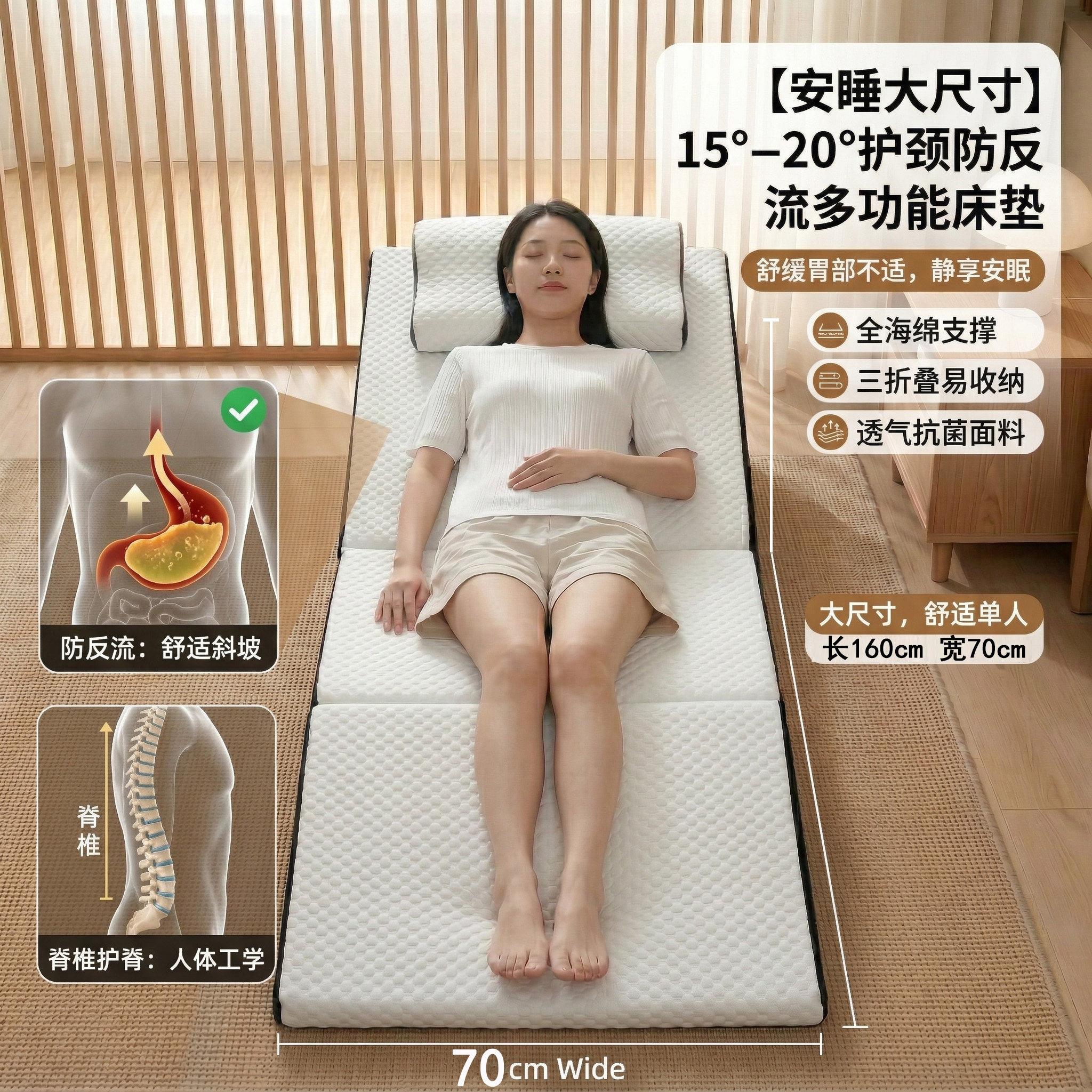 胃食管防反流性斜坡垫食管炎枕头床垫孕妇护理靠背垫返胃酸胆汁炎