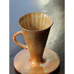 菱干领真野烧V30手冲咖啡过滤杯V60陶瓷杯个性化风格