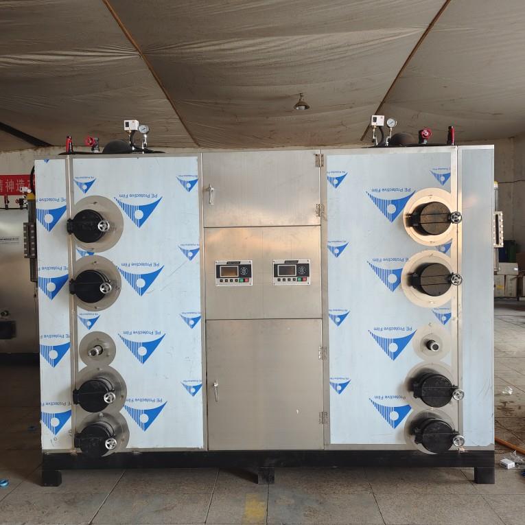 生物质颗粒木柴多燃料0.1-4吨环保高压蒸汽发生器无需办手续锅炉