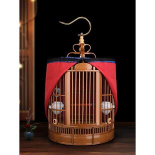 老竹四川笼画眉八哥笼竹鸟笼精品老材料竹鸟笼竹大鸟笼