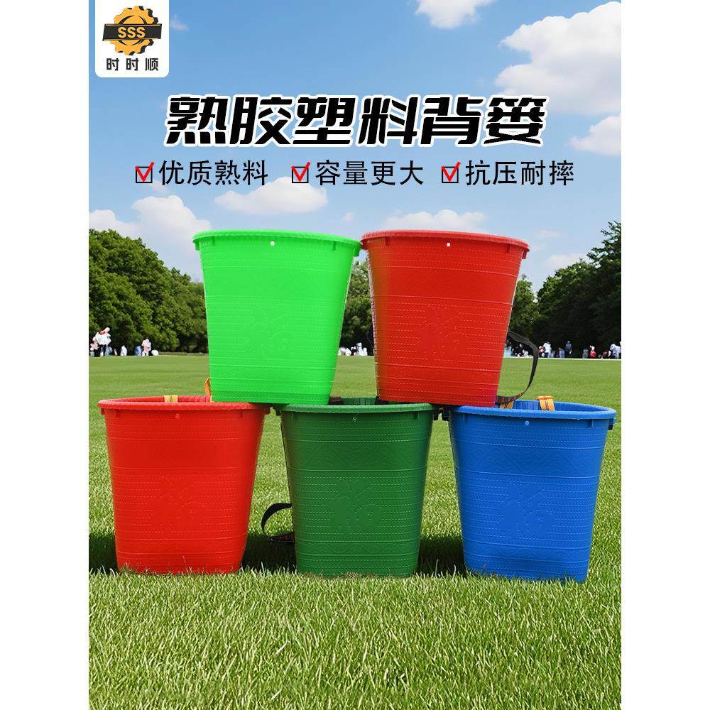 塑料背篓彷竹编编织大号背篼熟胶背兜牛筋筐双肩大人赶集买菜农用,农机/农具/农膜,果蔬采收筐/周转筐,淘宝优惠券,粉丝福利购,淘宝优惠卷