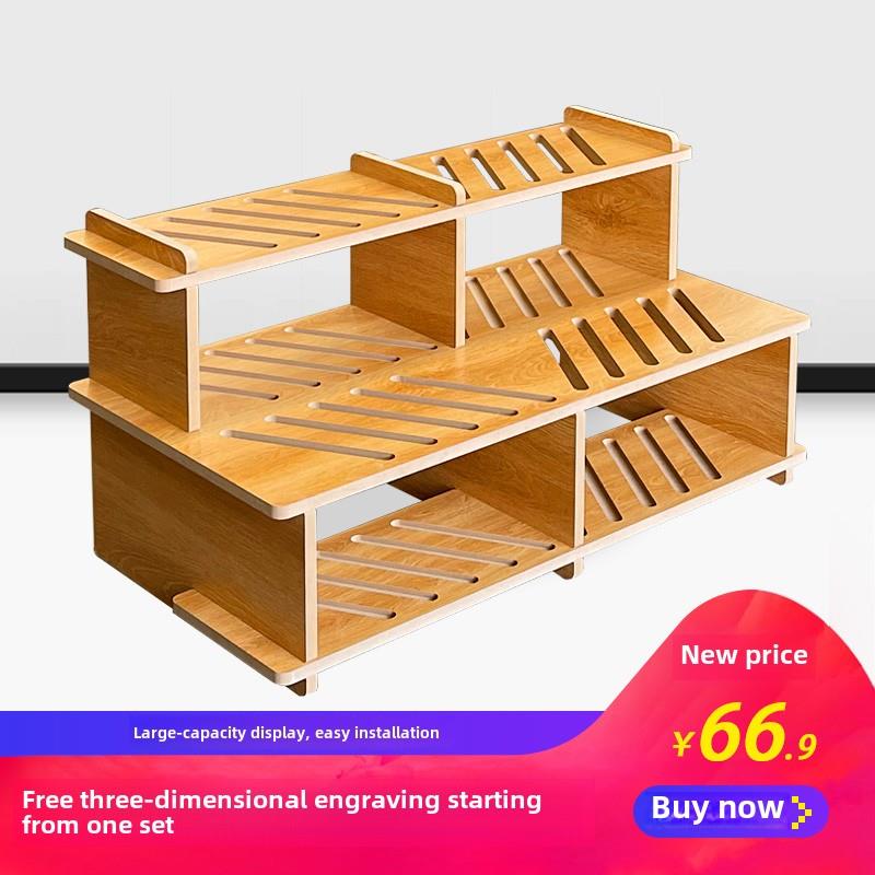 木地板展示架瓷砖木纹砖板材立式石材线条样品踢脚线架子落地式