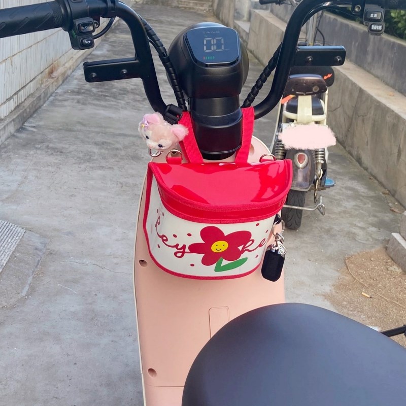 电动车挂物包f前置物兜充电器收纳包可爱防水手机大容量电瓶车头
