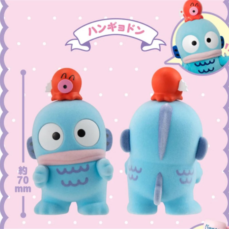 丑鱼汉顿人物娃娃系列摆件 丑鱼汉顿迷你桌面摆件装饰手办公仔