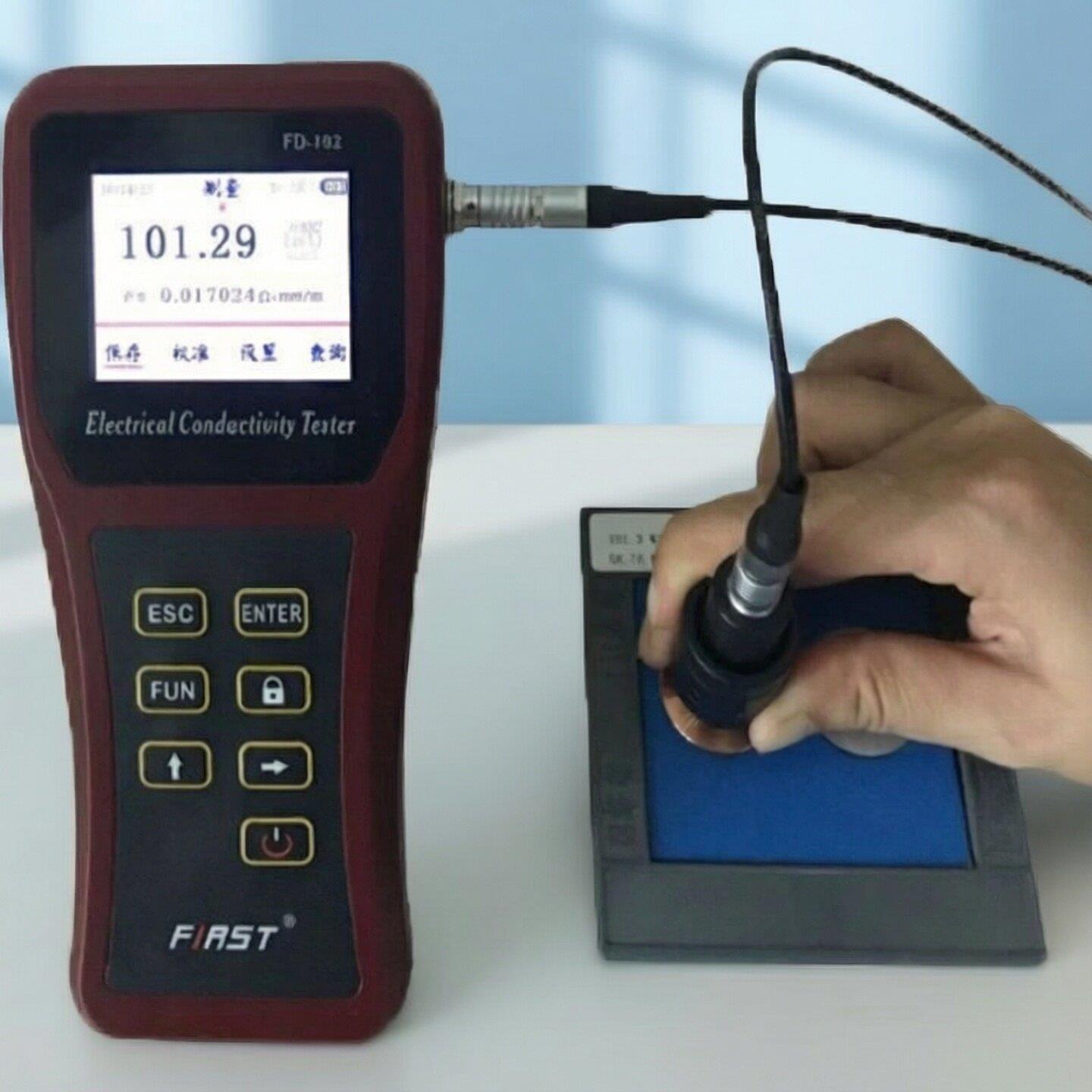 PZ-60A可携式涡流电导率测试仪数字导电测试仪铜铝金属导电率仪