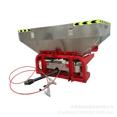 四轮后置圆盘撒肥机农田颗粒肥粉末肥撒播机不锈钢大容量料斗