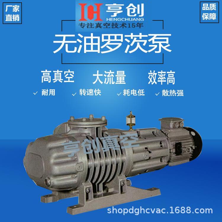 罗茨真空泵大流量无油机械助力增压泵HMB-251D501D1001D2001
