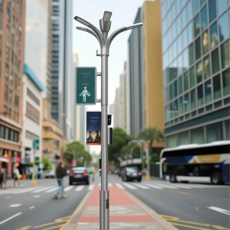 多功能综合杆件信号灯杆监控杆标志牌杆