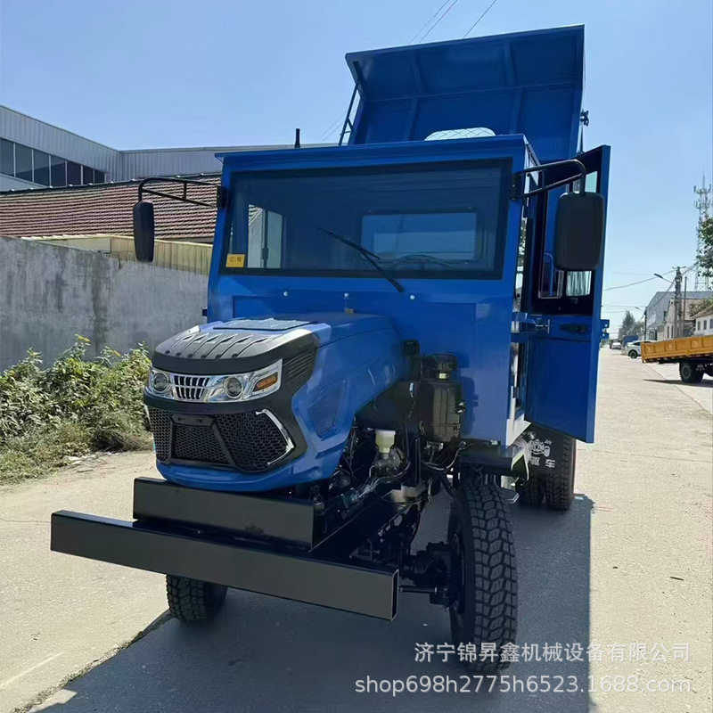 厂家批发液压自卸四轮车柴油四驱工程六轮车农用四不像运输车