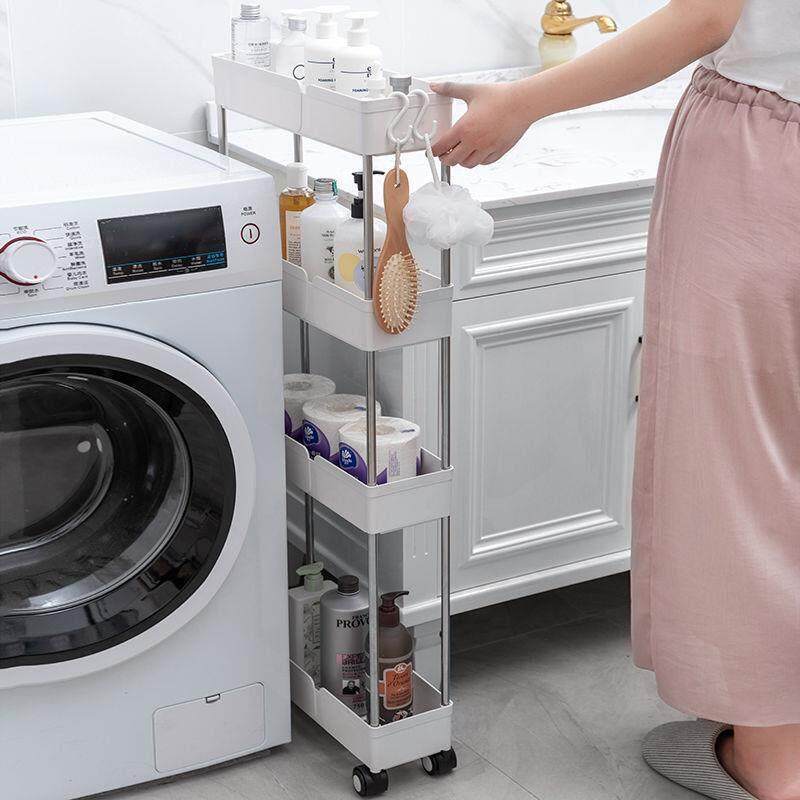 家用浴室收纳柜防水角架卫生间多层落地式置物架客厅杂物夹缝架