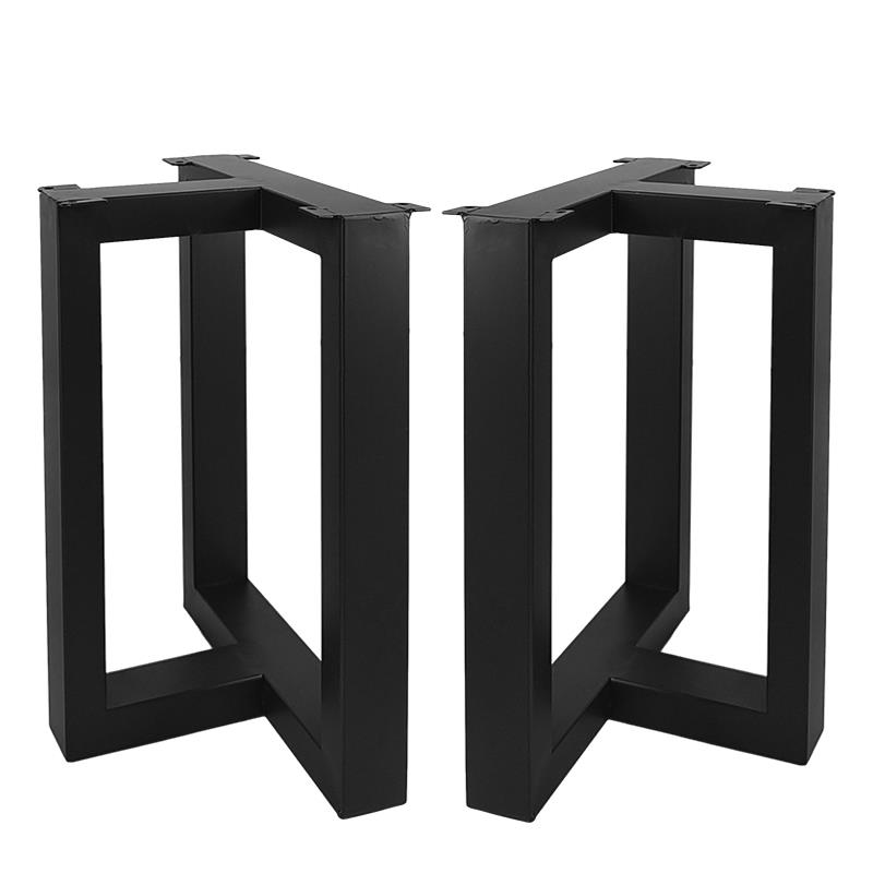 桌腿支架定制办公桌子腿岩板餐桌脚金属底座书桌脚架茶几桌架桌脚