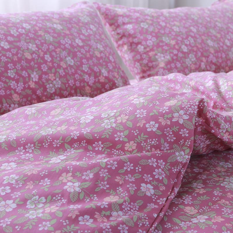 床单单件 全纯棉加厚双人1.51.8m2米床被单学生单人复古田园碎花