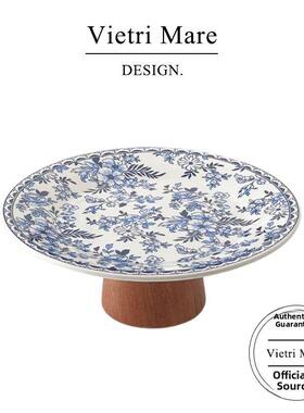 Vietri Mare果盘中式家用青花瓷水果盘干果盘下午茶点摆件丨嘉莉