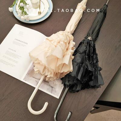 lolita伞洛丽塔日系公主风小洋伞女三层蕾丝花边防晒遮阳太阳伞