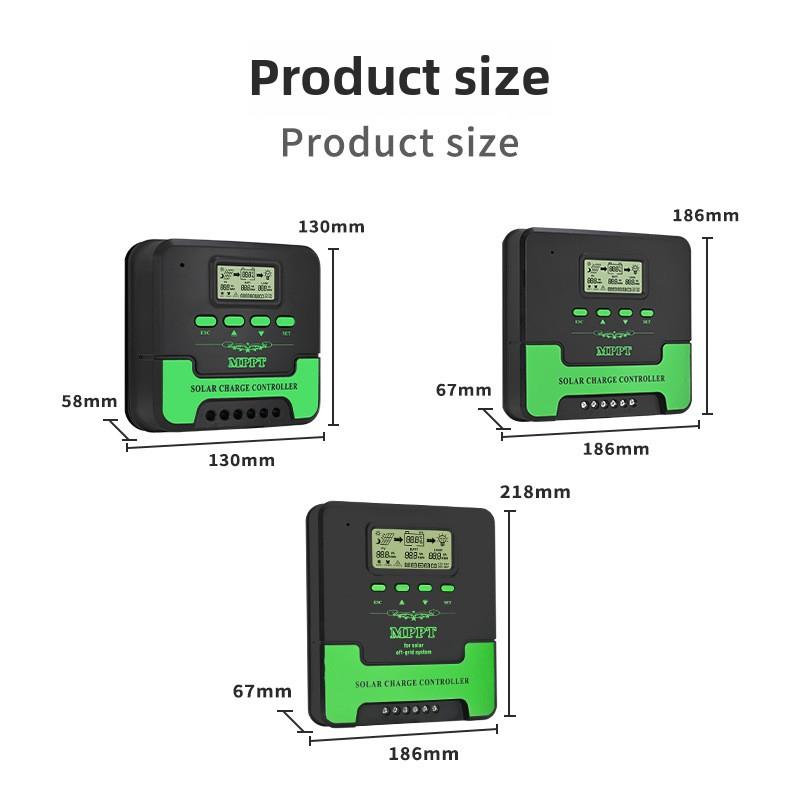 MPPT太阳能控制器 降压增流光伏充电器 12V24V自识别 10A-60A可选