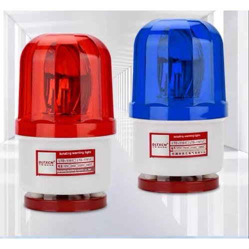 磁吸声光报警器旋转式警示灯闪烁灯爆闪闪光灯24V