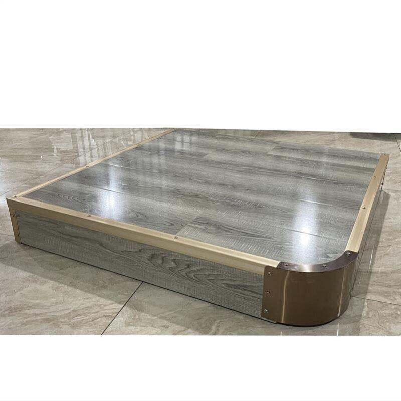 教室地台小舞台半圆室内吉他社弧形站台小讲台教学演讲台实木圆角