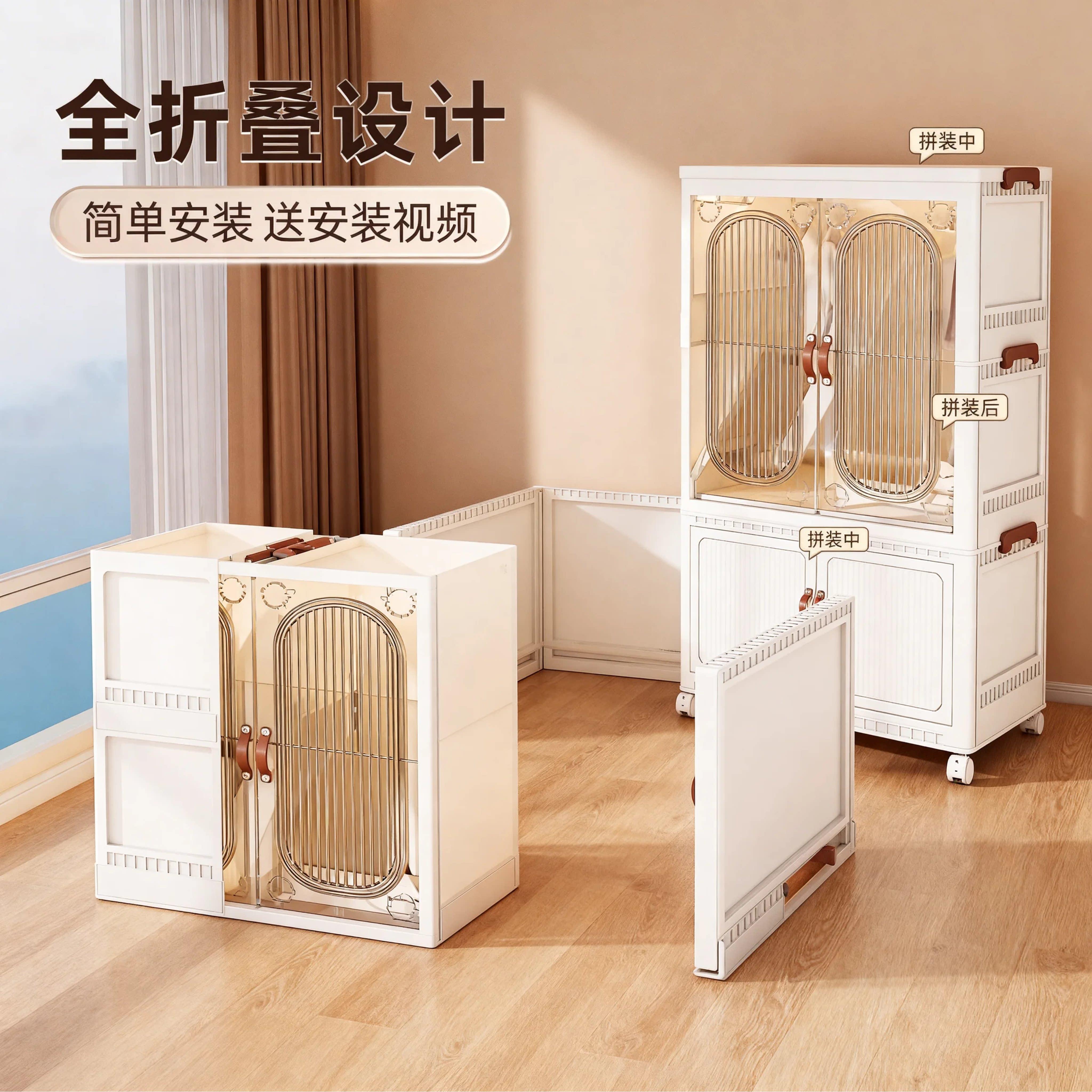 宝宝衣柜儿童衣服收纳柜收纳柜婴儿小衣橱卧室家用简易婴儿衣柜