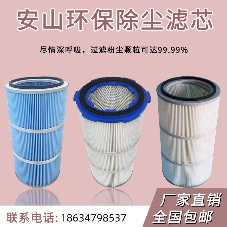 新款工业六耳快拆滤筒粉末除尘器喷砂抛丸机静电喷涂喷粉喷塑滤芯