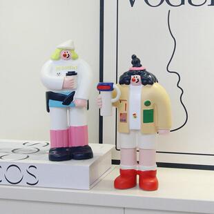 创意面包人摆件烘焙蛋糕店咖啡店橱柜吧台潮玩超市美陈店铺装饰品