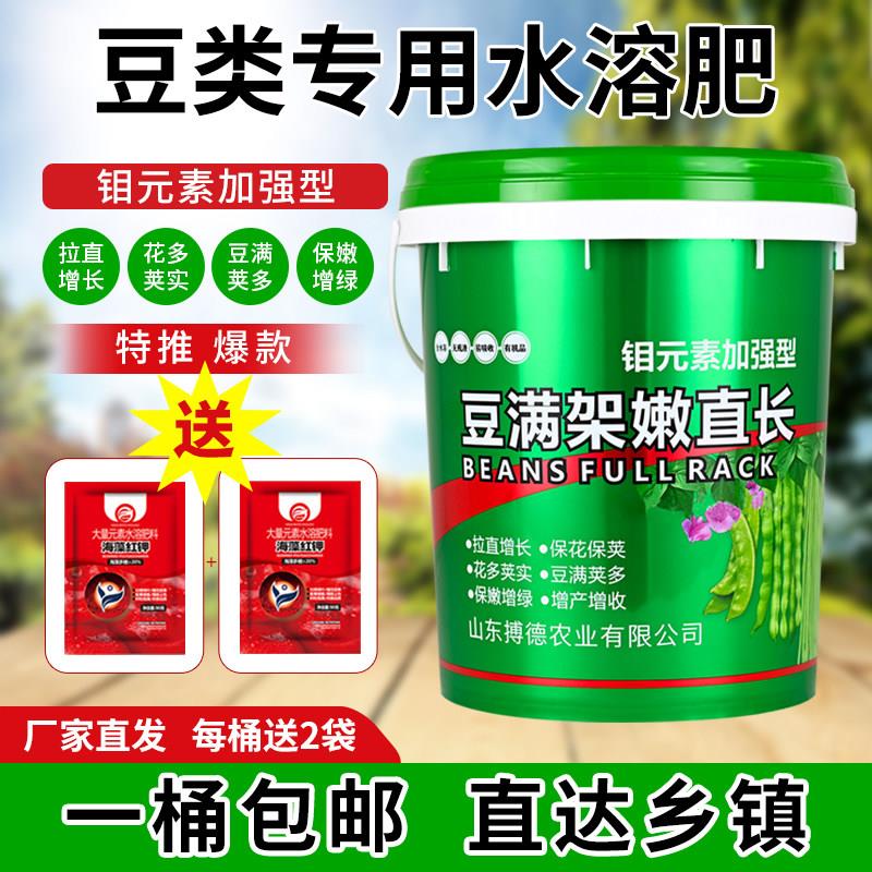 豆满架豆类专用水溶肥钼肥豆角芸豆四季豆拉长增产冲施肥料桶装