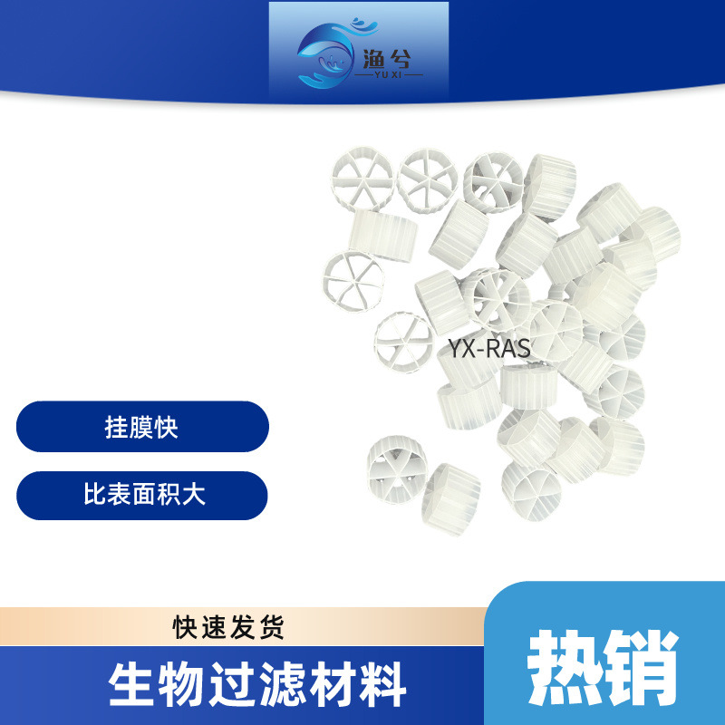废水过滤MBBR生物悬浮填料快速挂膜培菌除氨氮流化床填料