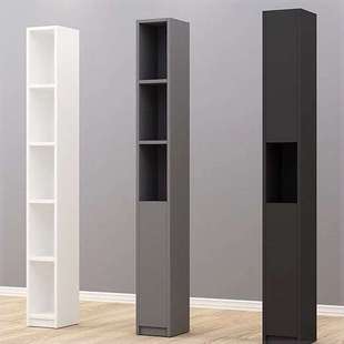 夹缝书柜小书架落地窄缝转角缝隙角落墙角收纳柜储物置物立柜超窄