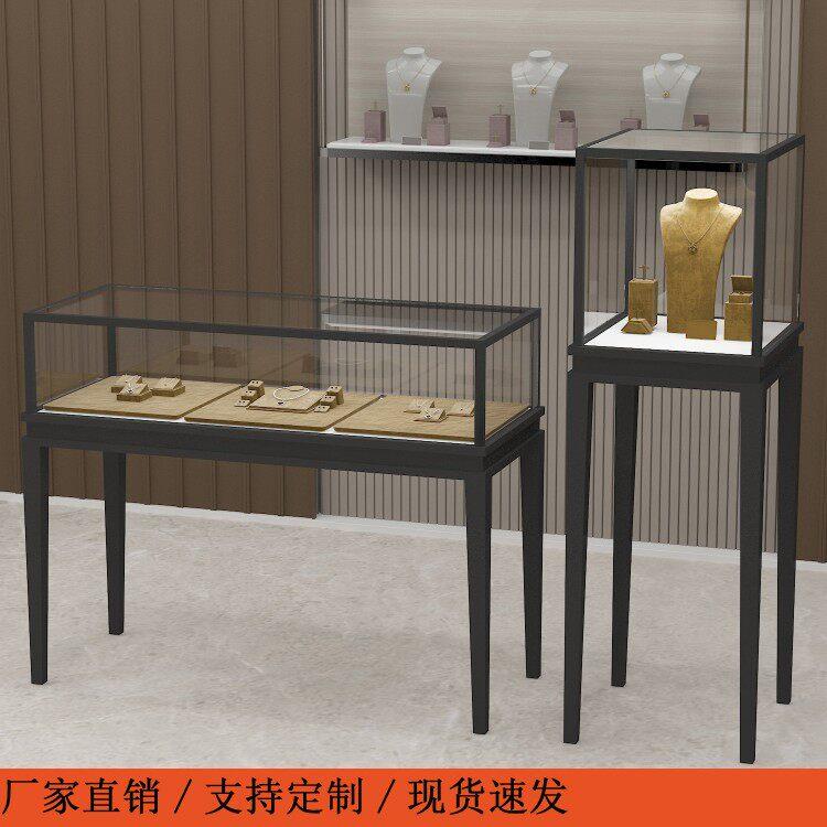 不锈钢珠宝金银首饰展示柜玉器古玩字画玻璃展柜产品玻璃展示罩