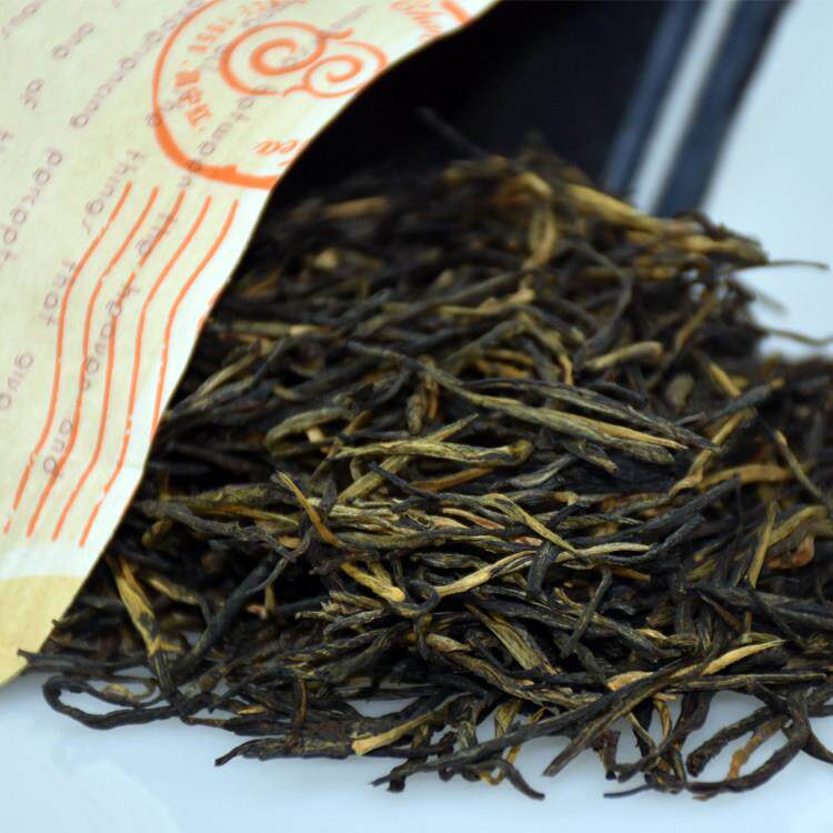 昌宁红 云南红茶滇红茶工夫红茶奶茶蜜香特级松针250克纸袋装包邮