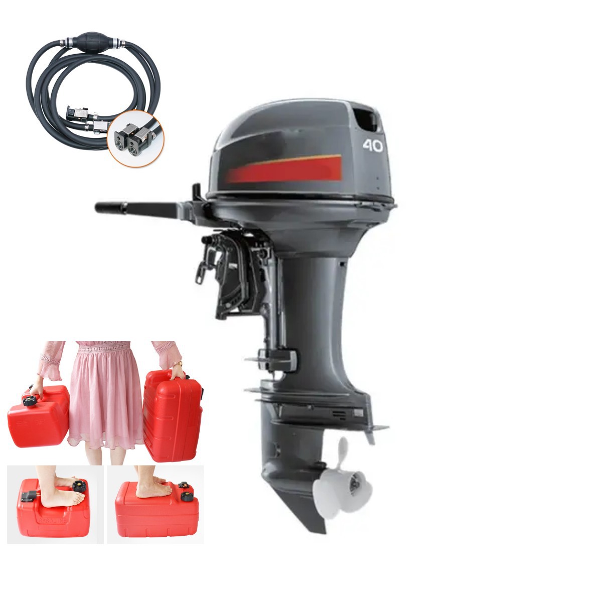 Strong Powerful China 40HP 2 Stroke Boat Engine Outboard Mot