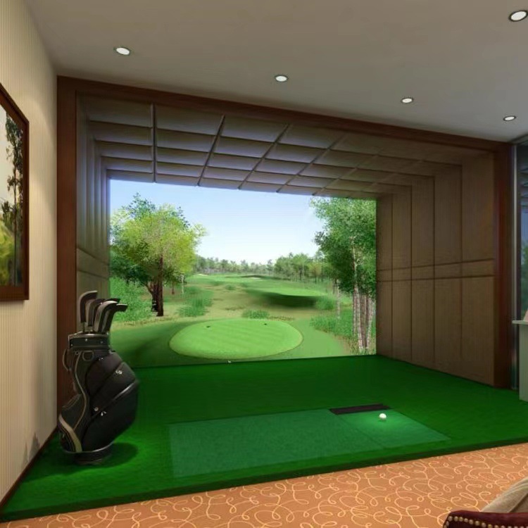 2024北京室内高尔夫高尔夫模拟器画面清晰球场丰富全国包邮