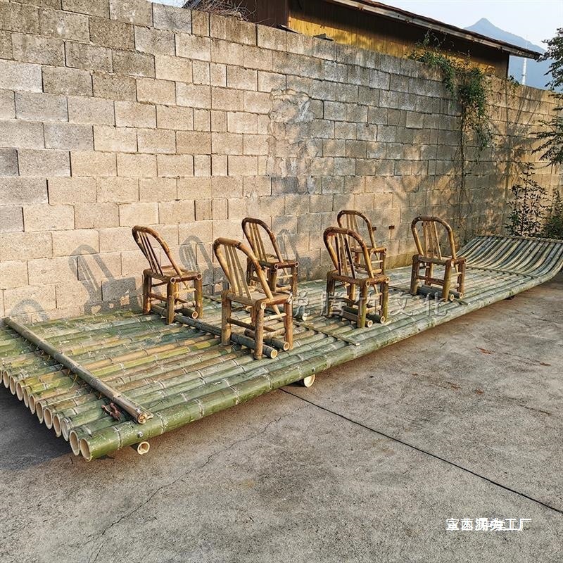 Yl橡皮艇竹筏厂家塑钓气垫漂流捕鱼船船水上竹排双层冲锋泡沫独木