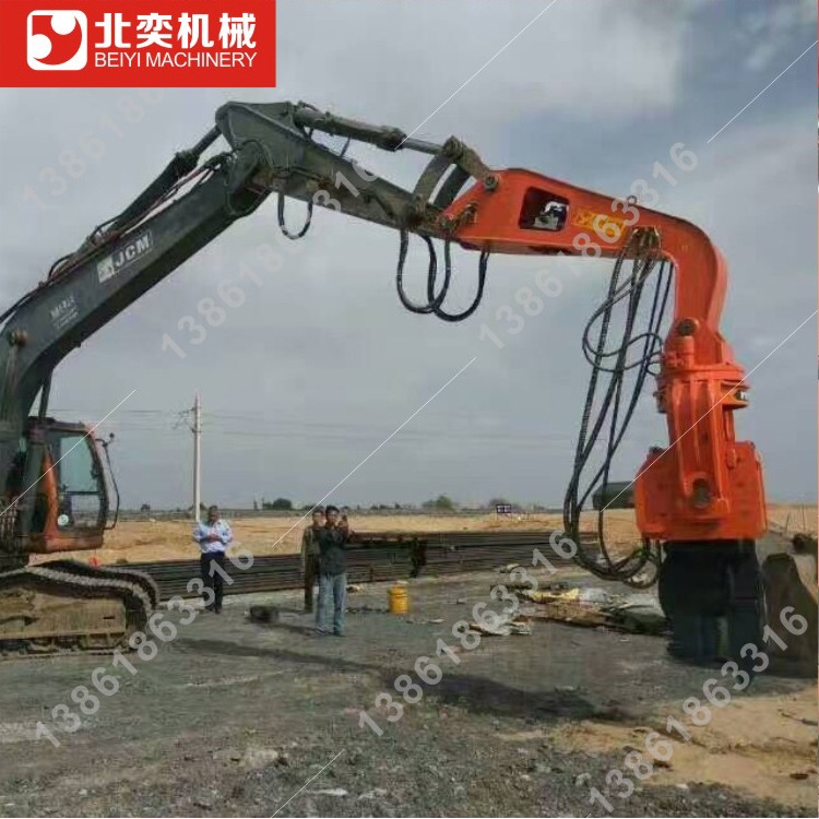 北奕VH250震动打桩锤 液压打桩锤 高频振动打桩机 振动沉桩机