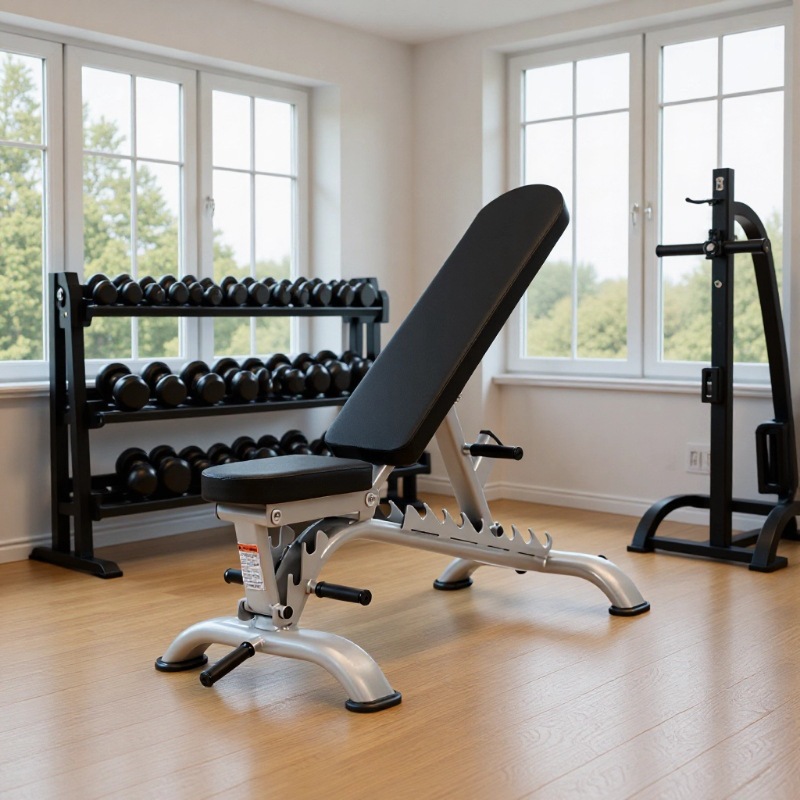 商用可调哑铃凳专业健身凳飞鸟卧推凳仰卧起坐健身椅多功能腹肌板