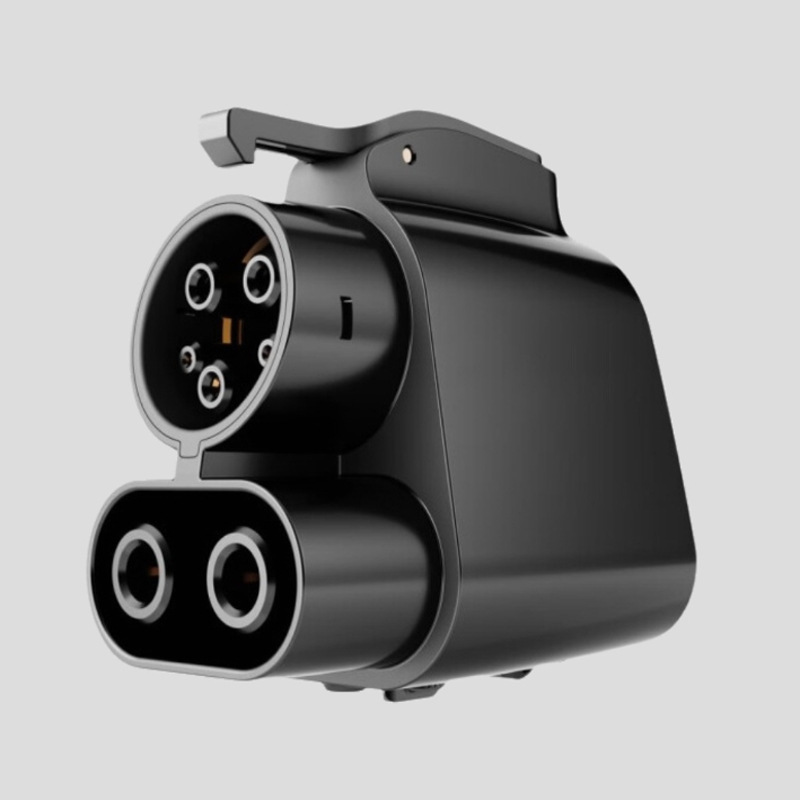 充电桩转换头特斯拉转美标直流汽车充电转换头tesla转CCS1