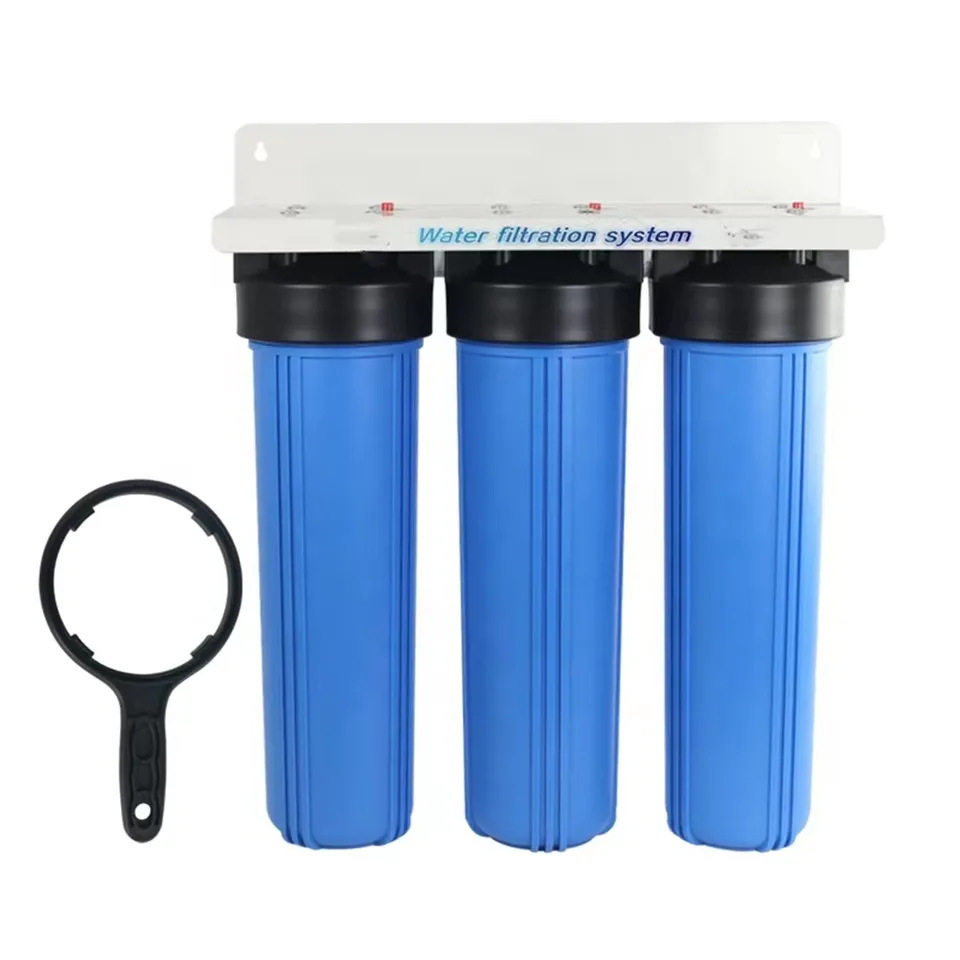 净水器商用家用20寸大胖蓝瓶三级全屋大水量自来水管道前置过滤器