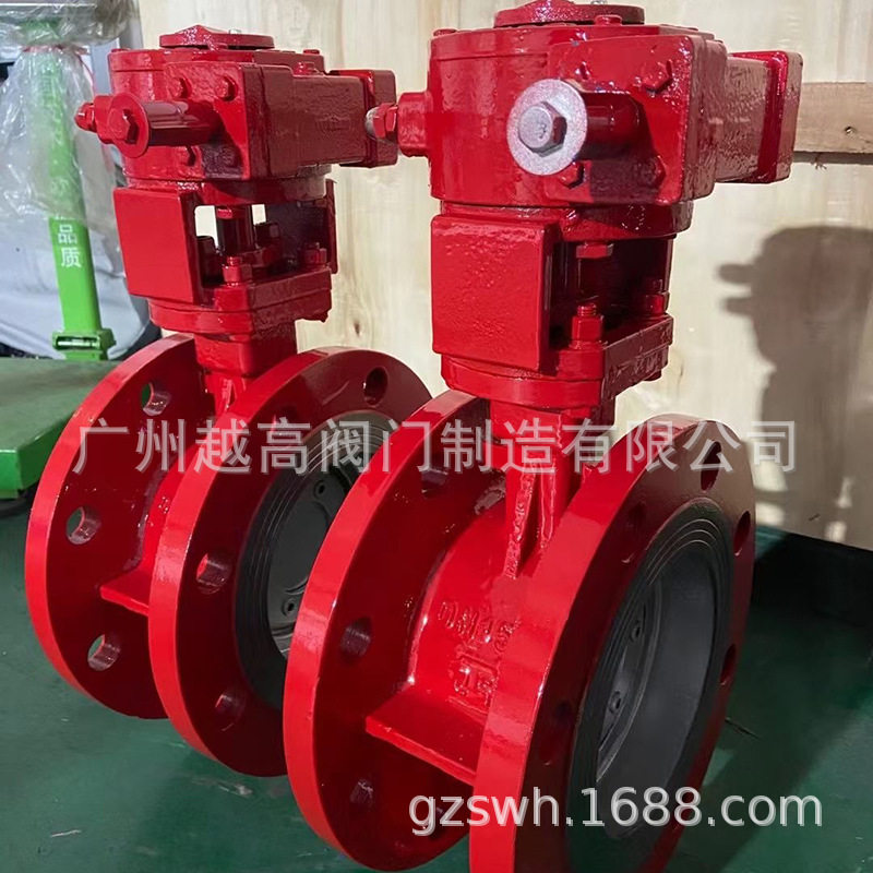 消防用沟槽法兰蝶阀天广消防信号蝶阀D381X涡轮沟槽消防信号蝶阀