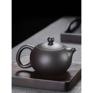 原矿紫砂壶西施壶半手工球孔泡茶壶陶瓷家用茶具单壶大容量泡茶器
