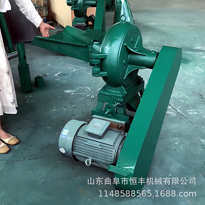 9FC-260研磨机竹木粉果壳玉米芯秸秆粉碎机齿盘爪式自吸式进料