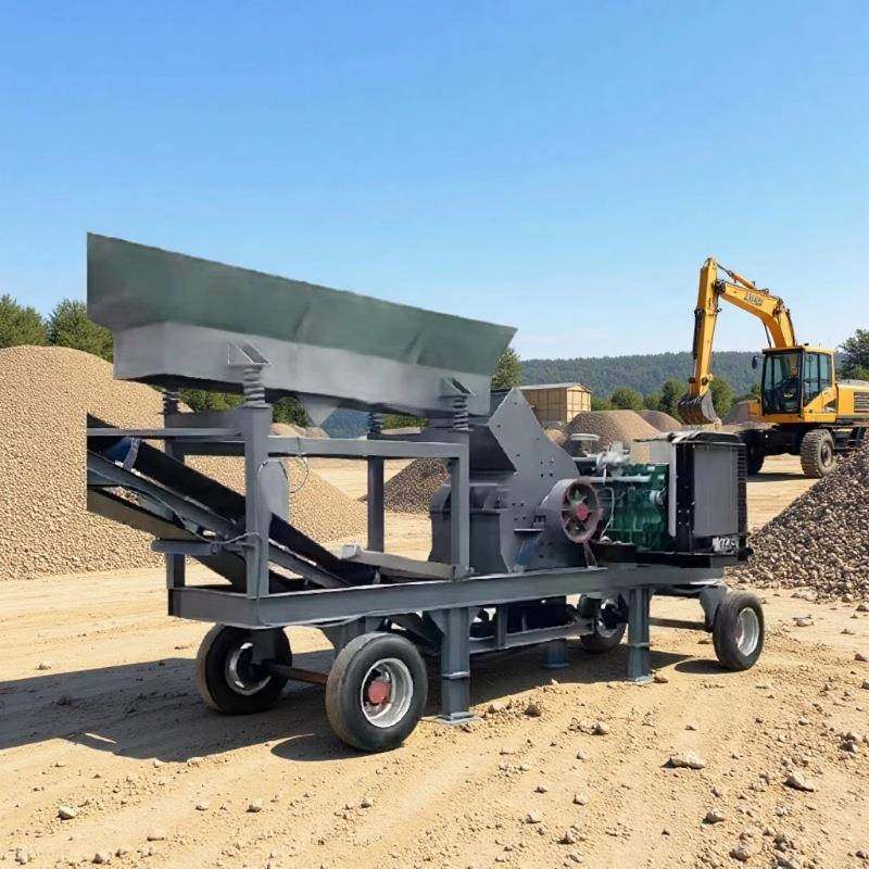 玻璃粉碎榔头机建筑垃圾砖瓦蜗牛机破碎砂石料移动锤式破碎机厂家,机械设备,破碎机,淘宝优惠券,粉丝福利购,淘宝优惠卷