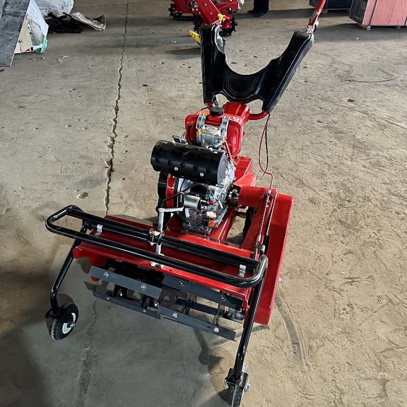 小型汽油家用松土微耕机链辊不转把锄草开沟机翻地开荒旋耕机