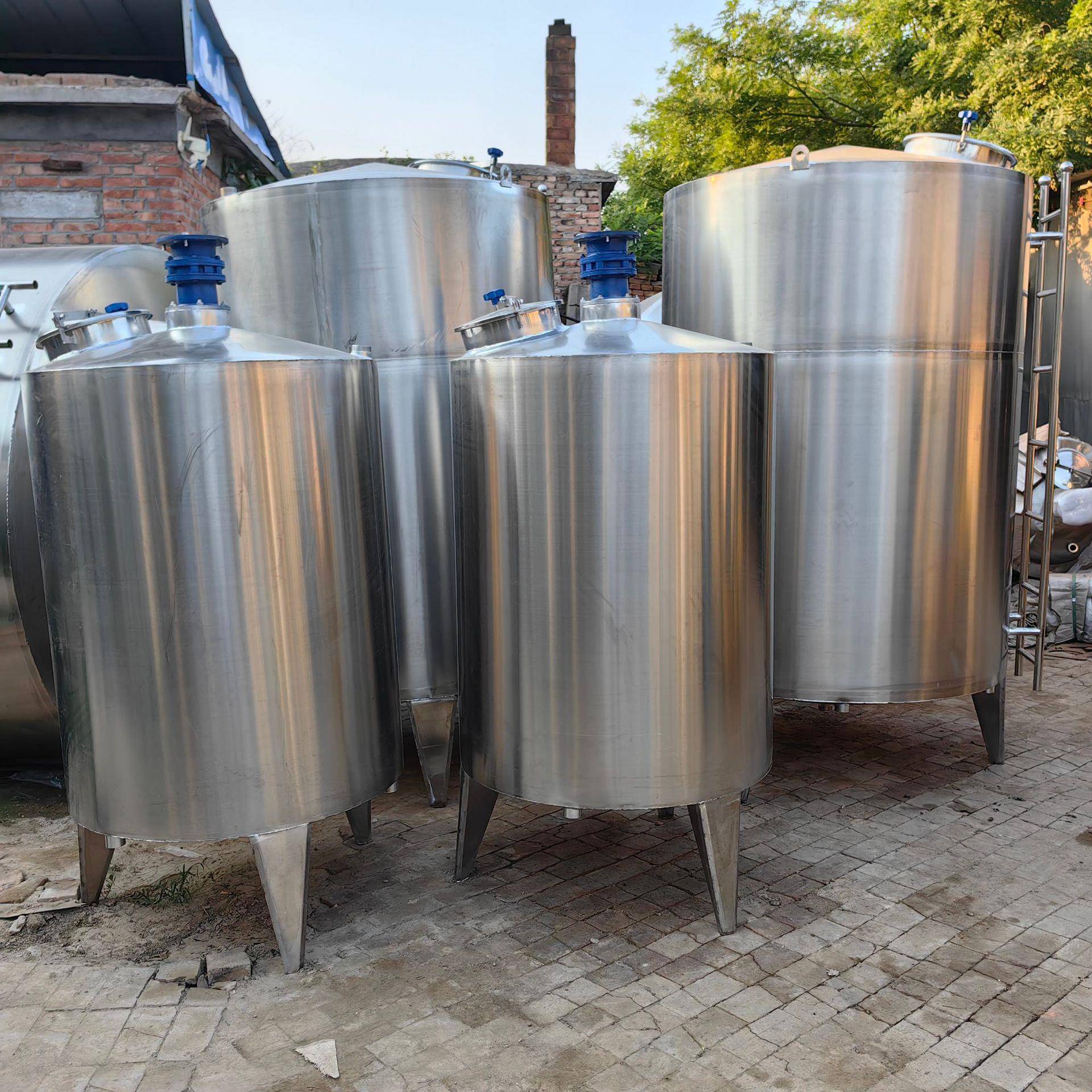 1吨肥料不锈钢搅拌罐2吨胶水电加热洗衣液搅拌罐304